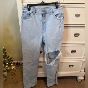 Abercrombie & fitch 90’s straight ultra high rise curve love jeans